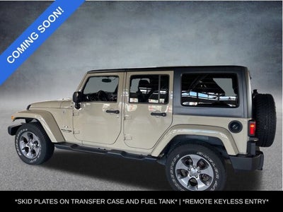 2018 Jeep Wrangler JK Unlimited Sahara