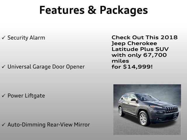 2018 Jeep Cherokee Latitude Plus