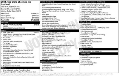 2024 Jeep Grand Cherokee 4xe Overland