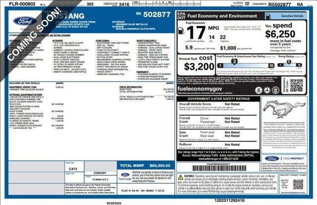 2024 Ford Mustang Dark Horse