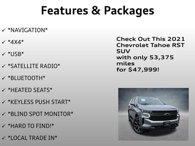 2021 Chevrolet Tahoe RST