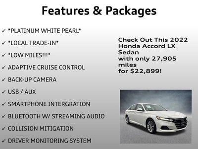 2022 Honda Accord Sedan LX