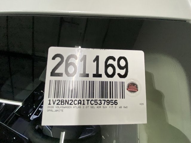 2026 Volkswagen Atlas 2.0T SEL