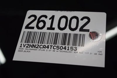 2026 Volkswagen Atlas 2.0T SE w/Technology