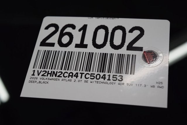 2026 Volkswagen Atlas 2.0T SE w/Technology