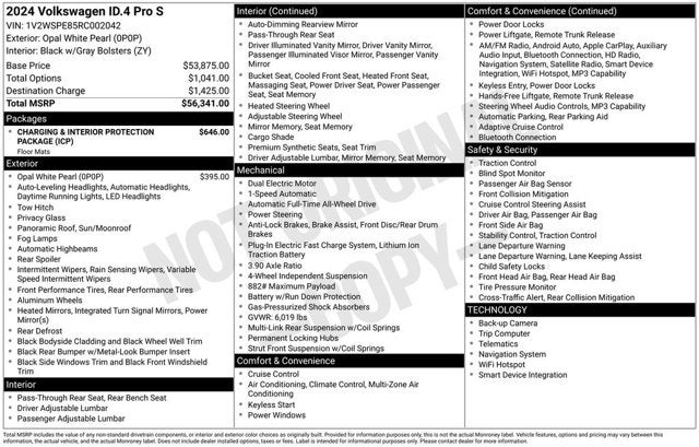 2024 Volkswagen ID.4 Pro S
