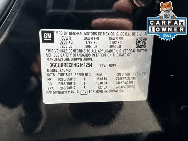 2017 Chevrolet Silverado 1500 LT