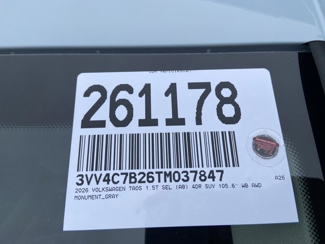 2026 Volkswagen Taos SEL