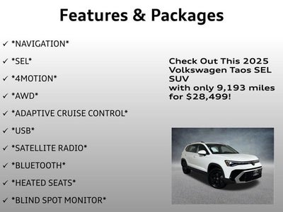 2025 Volkswagen Taos SEL