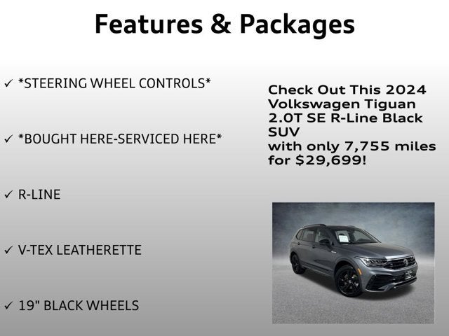 2024 Volkswagen Tiguan SE R-Line Black