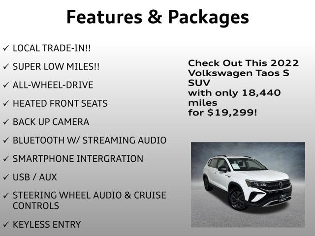 2022 Volkswagen Taos S