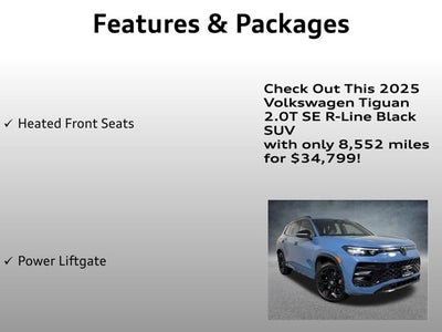 2025 Volkswagen Tiguan SE R-Line Black