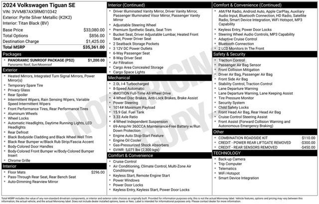 2024 Volkswagen Tiguan SE