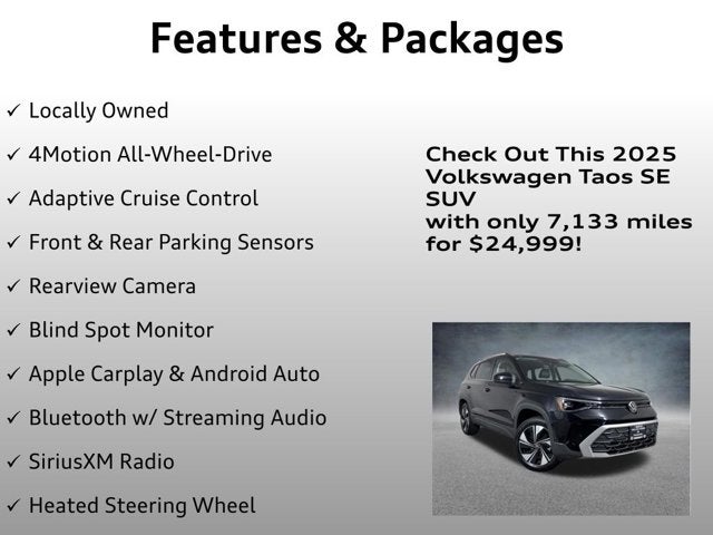 2025 Volkswagen Taos SE