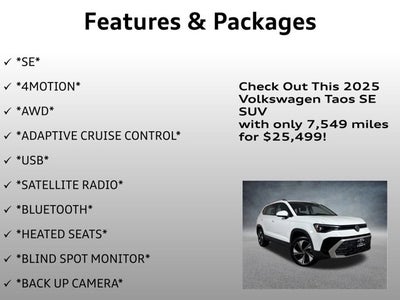 2025 Volkswagen Taos SE