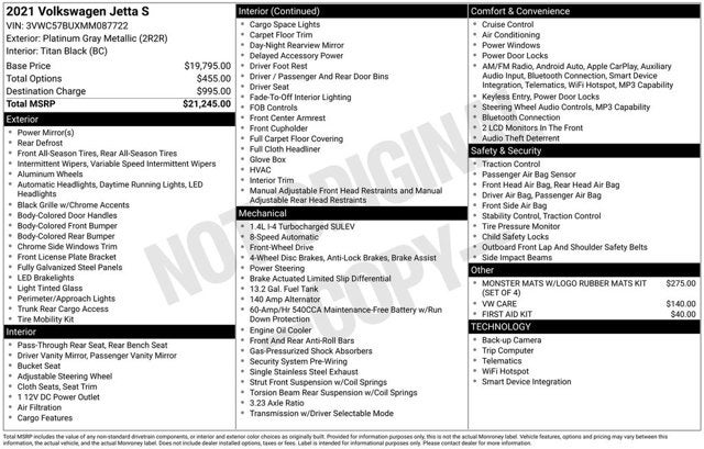 2021 Volkswagen Jetta S