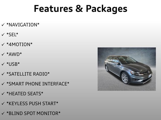 2019 Volkswagen Golf Alltrack SEL