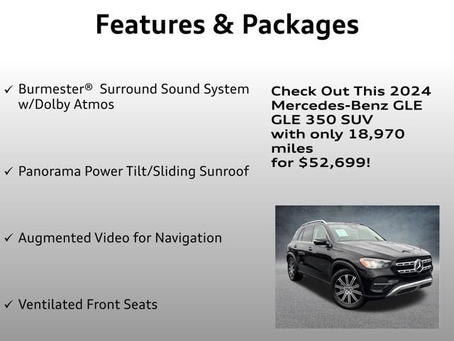 2024 Mercedes-Benz GLE GLE 350