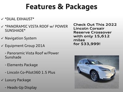 2022 Lincoln Corsair Reserve