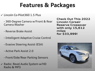 2022 Lincoln Corsair Reserve