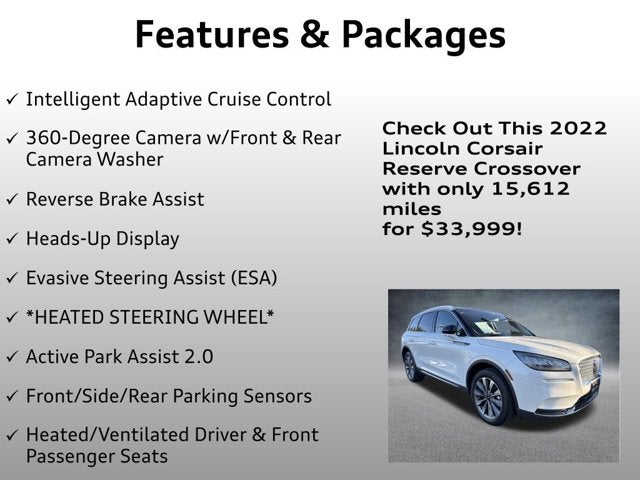 2022 Lincoln Corsair Reserve