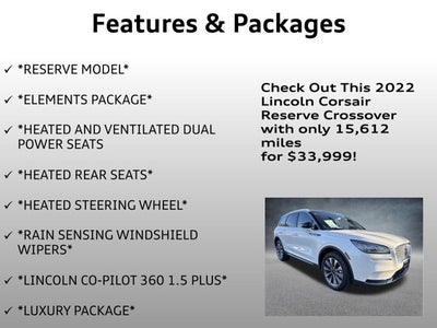 2022 Lincoln Corsair Reserve