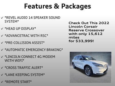 2022 Lincoln Corsair Reserve