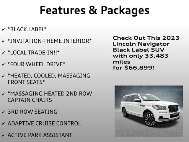 2023 Lincoln Navigator Black Label