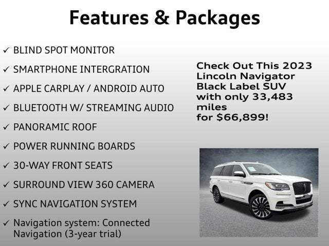 2023 Lincoln Navigator Black Label