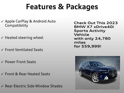 2023 BMW X7 xDrive40i