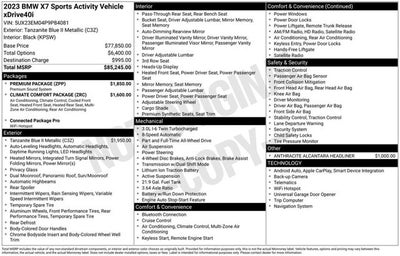 2023 BMW X7 xDrive40i