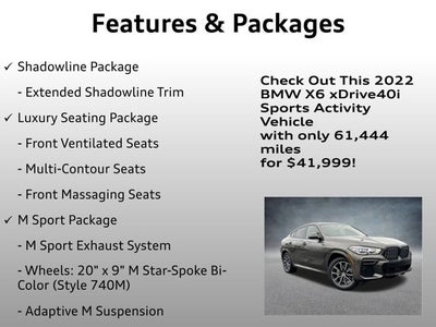 2022 BMW X6 xDrive40i
