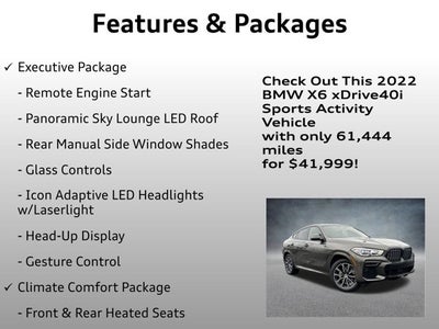 2022 BMW X6 xDrive40i