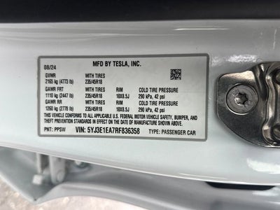 2024 Tesla Model 3 Base