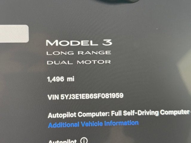 2025 Tesla Model 3 Long Range