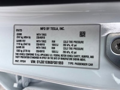 2025 Tesla Model 3 Long Range