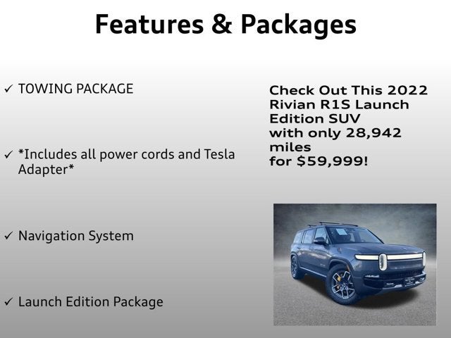 2022 Rivian R1S Launch Edition