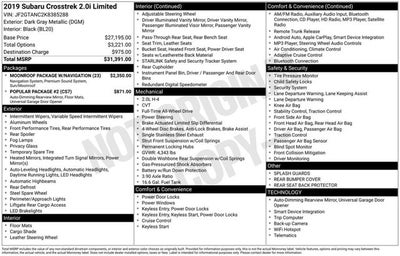 2019 Subaru Crosstrek Limited