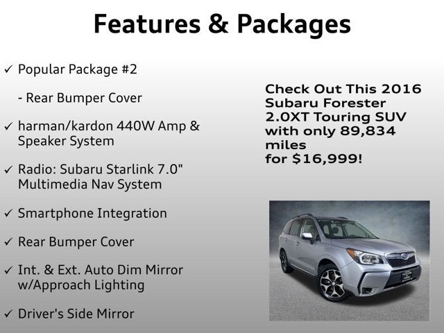 2016 Subaru Forester 2.0XT Touring