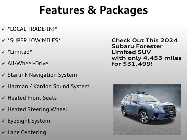 2024 Subaru Forester Limited