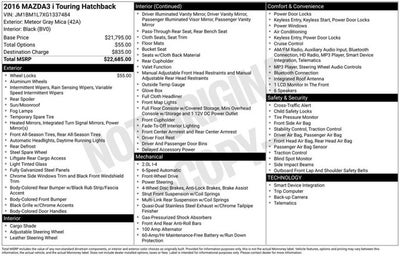 2016 Mazda Mazda3 i Touring