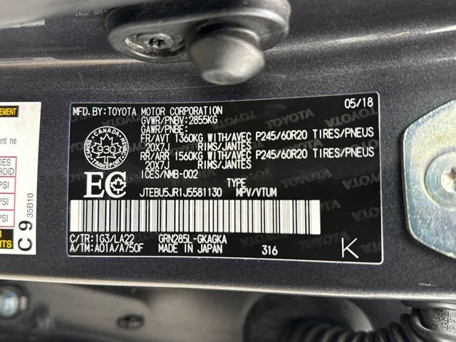 2018 Toyota 4Runner Limited