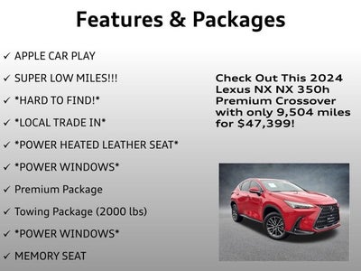 2024 Lexus NX NX 350h Premium