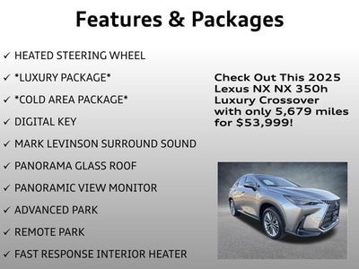 2025 Lexus NX NX 350h Luxury