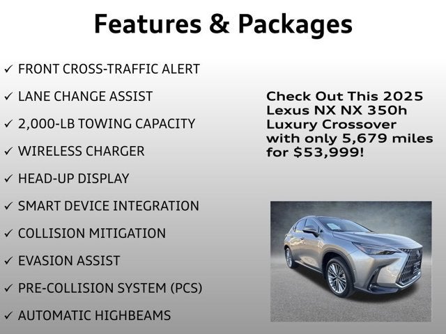 2025 Lexus NX NX 350h Luxury