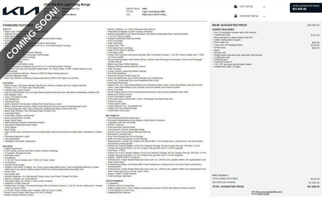 2024 Kia EV6 Light Long Range