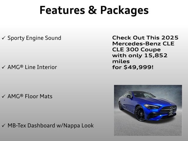 2025 Mercedes-Benz CLE CLE 300