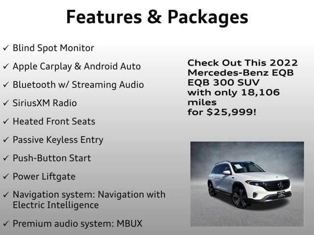 2022 Mercedes-Benz EQB EQB 300