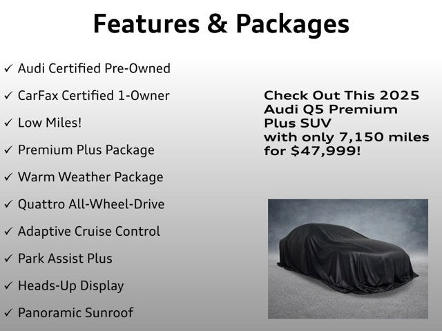 2025 Audi Q5 Premium Plus
