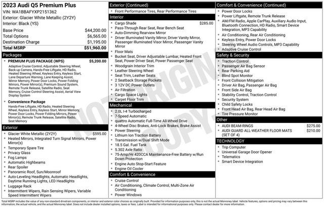 2023 Audi Q5 Premium Plus